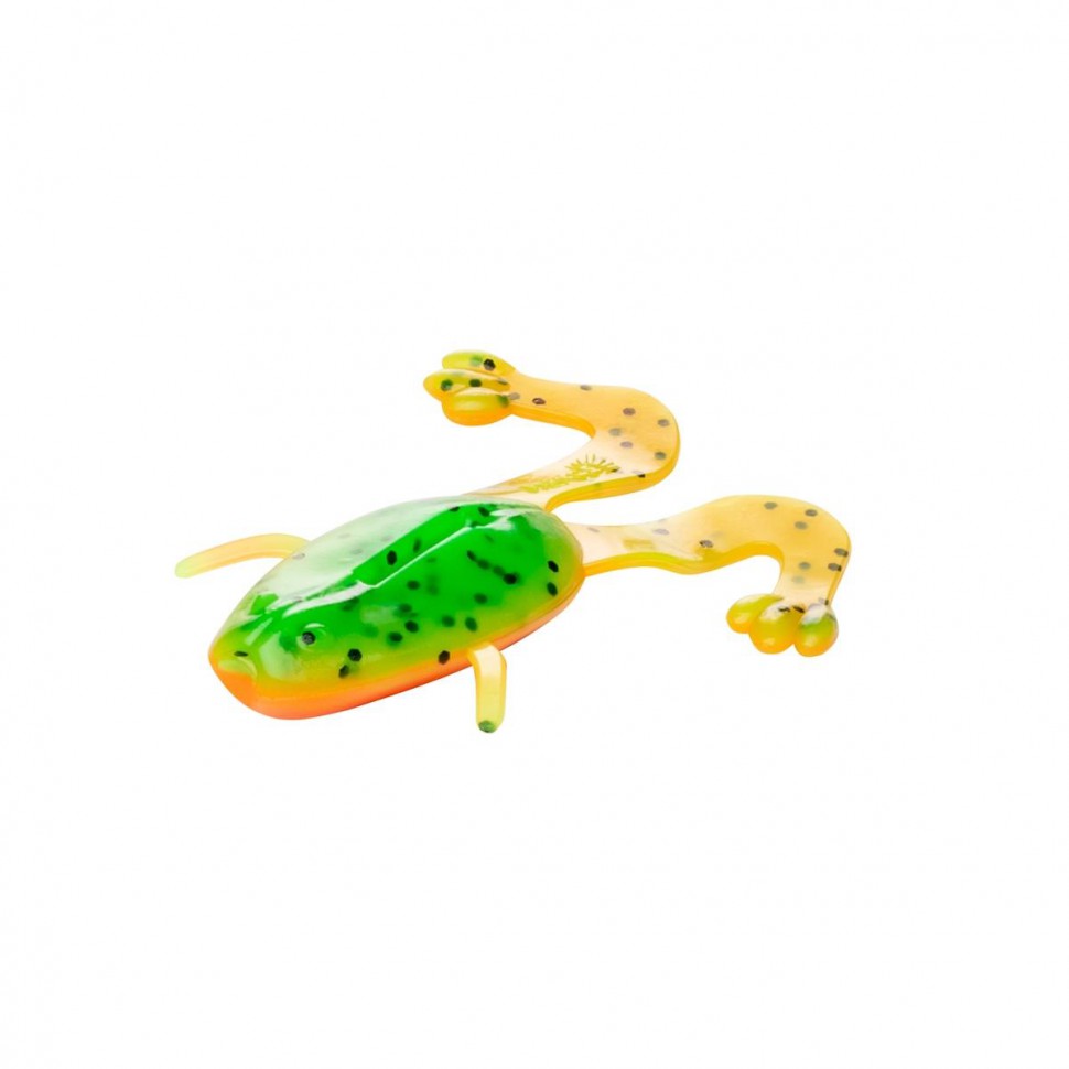 Лягушка Helios Crazy Frog 3,55"/9,0 см, цвет Pepper Green & Orange 4 шт HS-23-018 , 